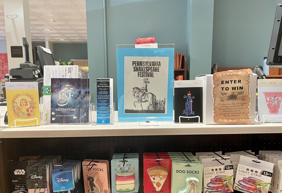 Who doesn’t love Shakespeare? Enter to win 2 tickets for Henry IV and 2 tickets for the Tempest. Winners for the Henry IV tickets will be drawn the week of May 14 and June 18 for the Tempest. This contest is in store only. 

#visithistoricbethlehem #downtownbethlehem
