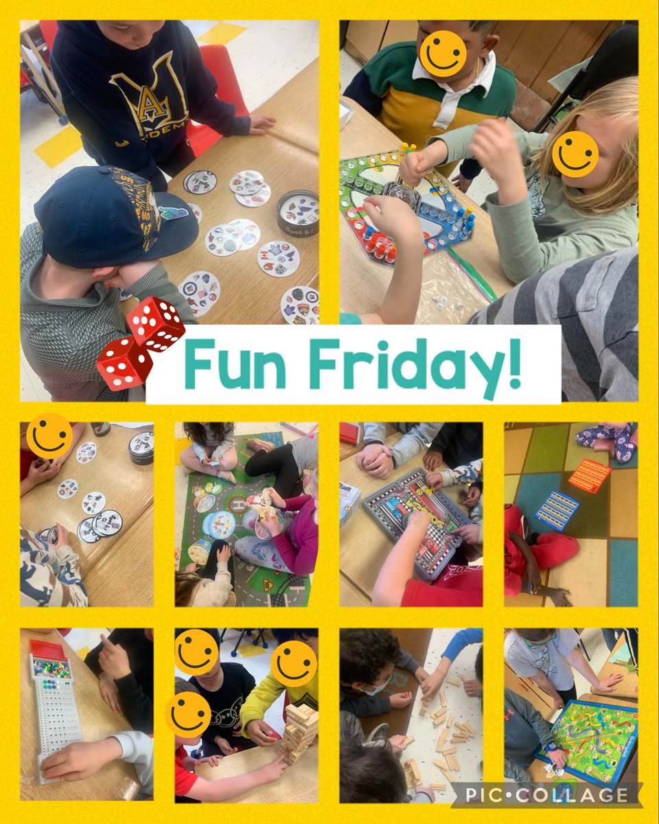 Grade1F's tweet image. Fun Friday! To end @HWDSB Mental Health week, we connected with another class to share joy playing assorted games. Connection! Listening! Taking turns! Learning from each other! New friends! Having fun! Thanks for sharing, @Panabaker_HWDSB Pumas!