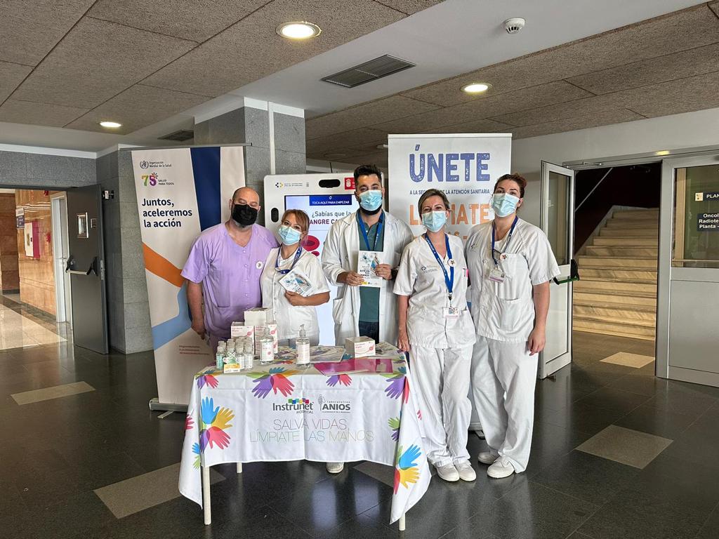 "Día Internacional del Lavado de Manos", en el que no ha faltado la colaboración de nuestro alumnado (EUENSC) #EUENSC #ULL #Enfermería #Lavadomanos2023 #fjcastrom7