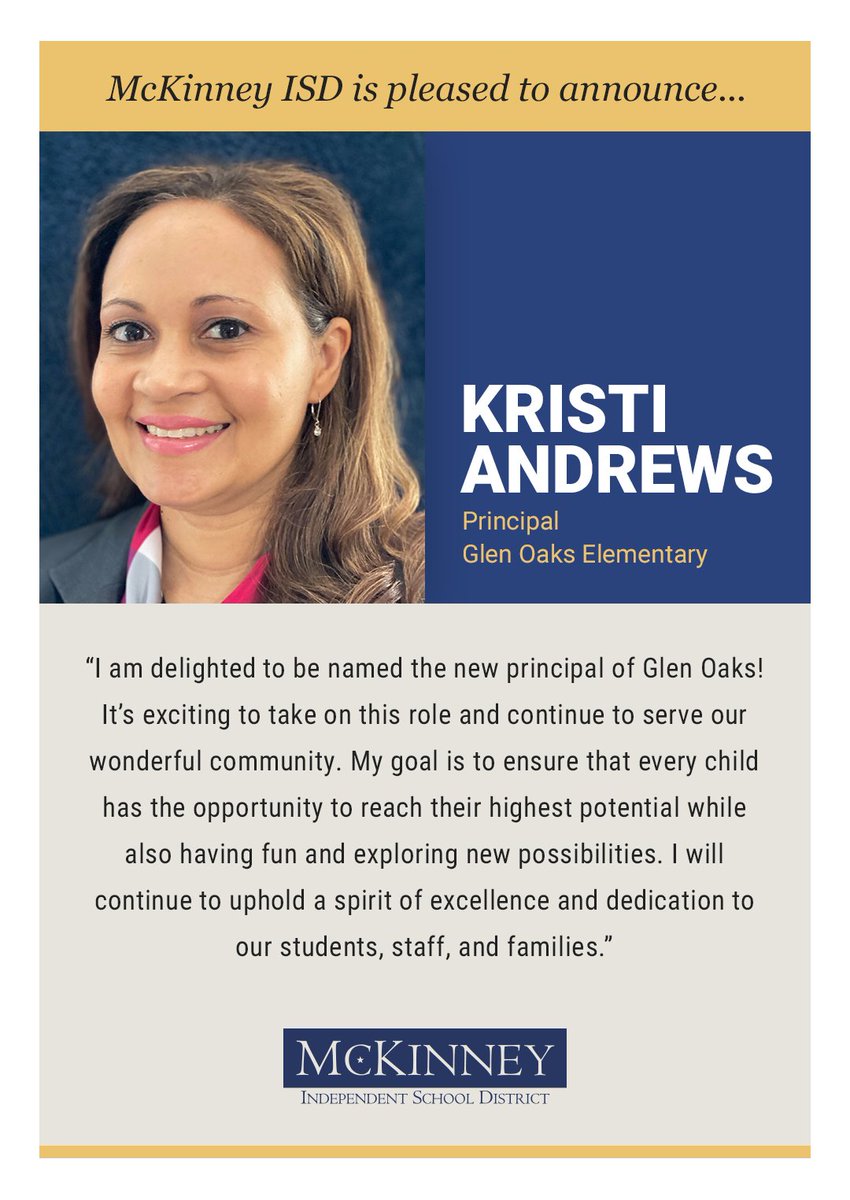 McKinney ISD tweet media