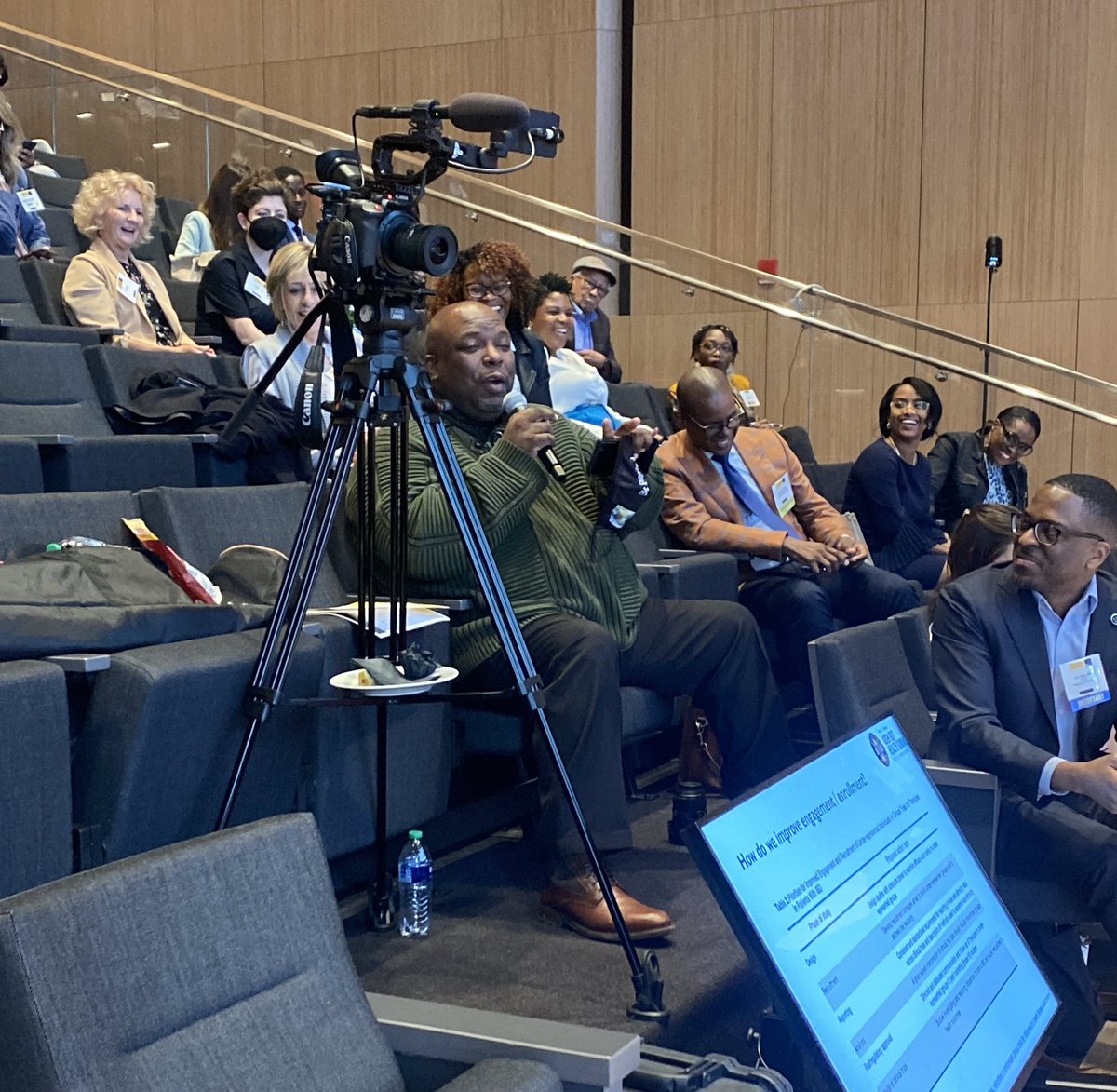 Listen….there is NO conference like #ABGHSummit23. Even the camera man is on the mic asking questions! 🙌🏾
