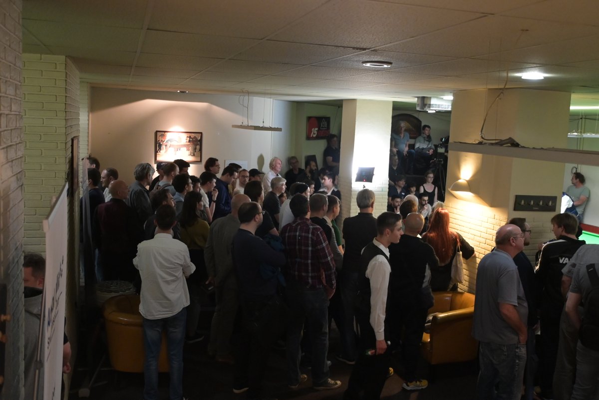 ViennaSnooker's tweet photo. On Day 2 we welcomed the World Champion Luca Brecel and Austrian Snooker Sensation Florian Nüßle to the Vienna Snooker Open! They both advanced without dropping a frame. Allan Taylor and Nigel Bond also won their groups in solid fashion.

#viennasnookeropen #friday https://t.co/nT1sVIJM5b