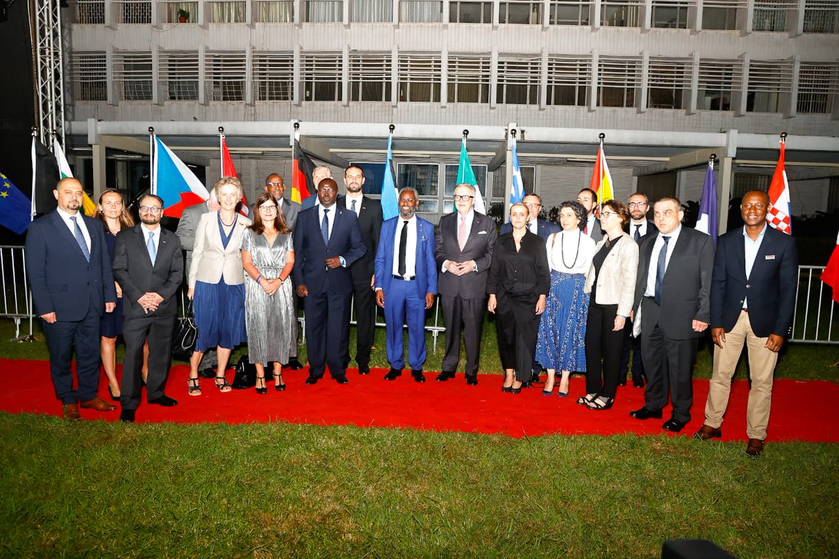 CsChelugui's tweet photo. This evening, I joined Waziri @HonAdenDuale, @EUinKenya delegation and other distinguished leaders during the #EuropeDay2023 convened by the Head of EU Delegation, H.E @EUAmbKenya at the University of Nairobi, Kenya https://t.co/xF6PKD42sX