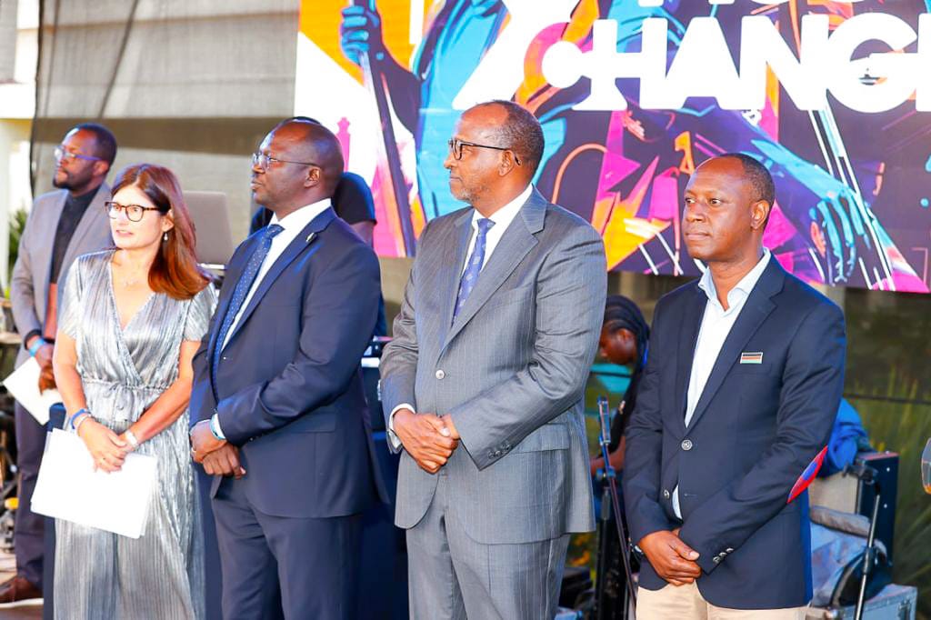 CsChelugui's tweet photo. This evening, I joined Waziri @HonAdenDuale, @EUinKenya delegation and other distinguished leaders during the #EuropeDay2023 convened by the Head of EU Delegation, H.E @EUAmbKenya at the University of Nairobi, Kenya https://t.co/xF6PKD42sX