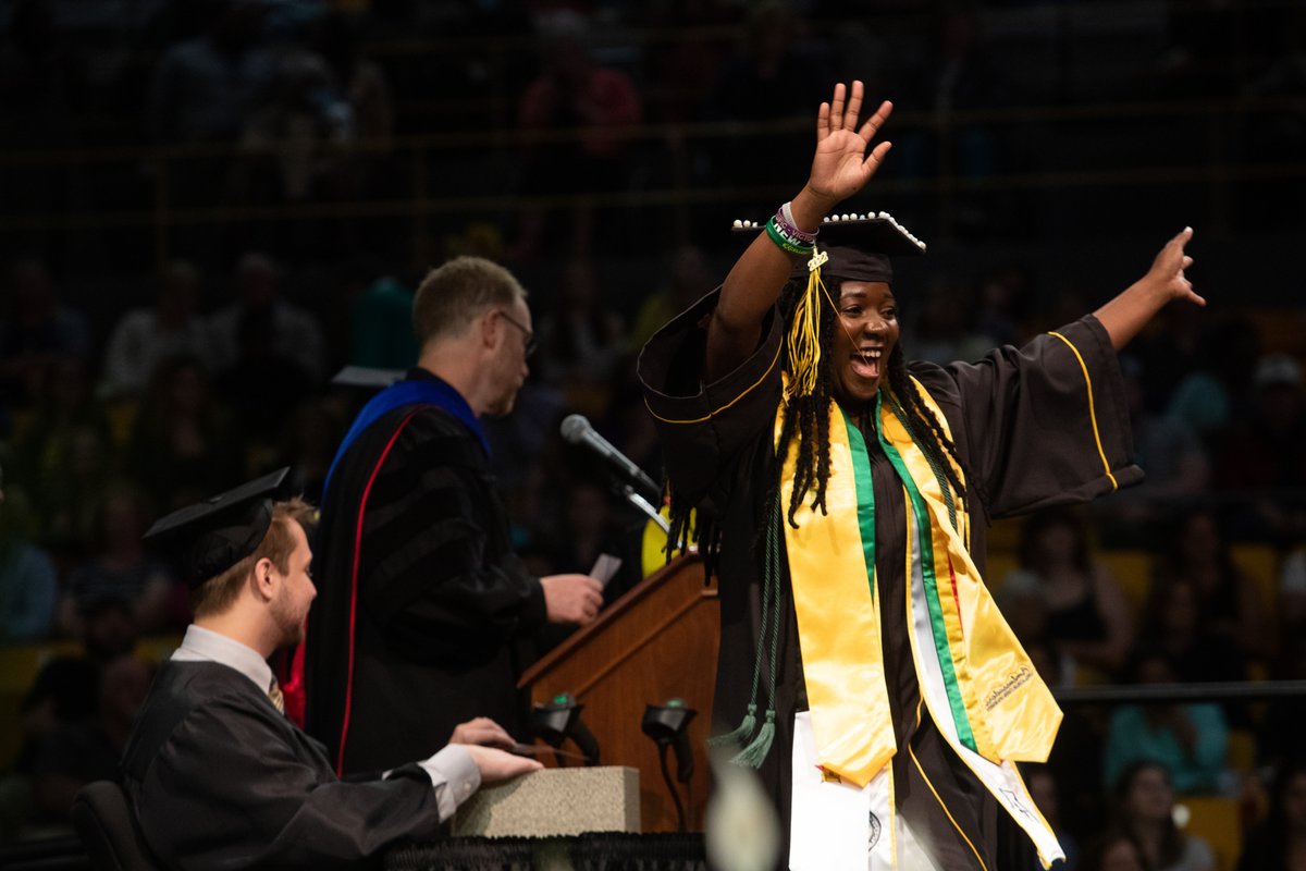 AppStateCAS's tweet photo. We're ONE WEEK AWAY from commencement! 🎓
The #AppStateCAS commencement ceremonies will be held next Friday, May 12, 2023, at 1 PM and 5 PM in the Holmes Convocation Center. For details, visit https://t.co/IbA8E9JLx0.
#AppState #Classof2023 https://t.co/FlfkwD5Pgx