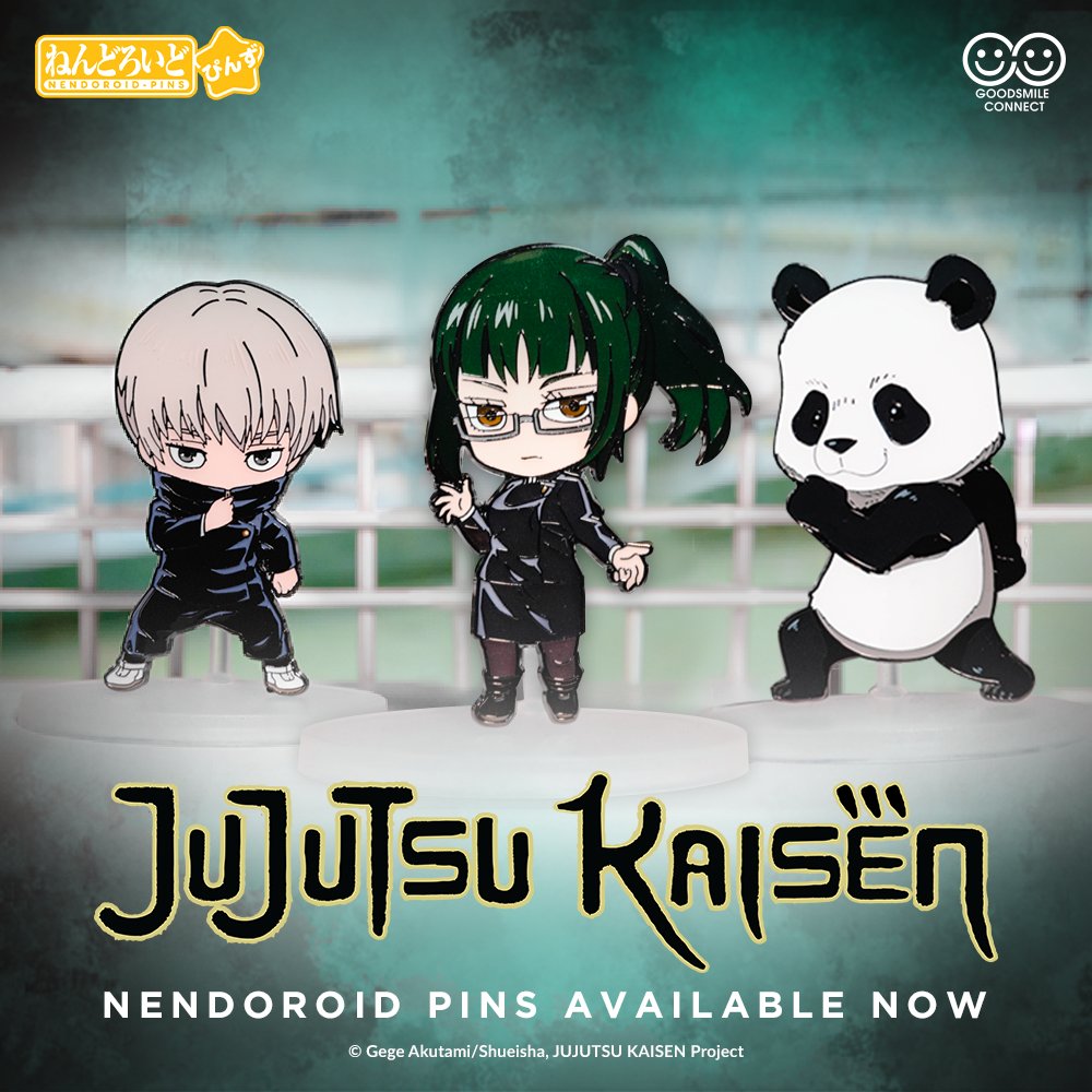 GoodSmile_US on X: A new wave of Jujutsu Kaisen Nendoroid Pins is  available now on GOODSMILE ONLINE SHOP US! Expand your collection by  picking up Toge, Maki, Panda Nendoroid Pins today! Shop
