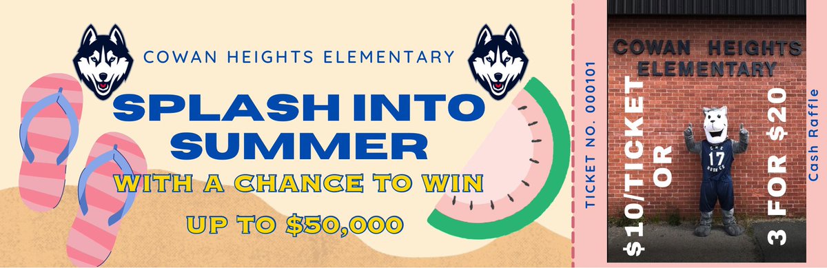cowanelementary's tweet image. 🚨Spread the news! Our 50/50 fundraiser using Raffle Box is now active!  If all tickets are sold, you can take home $50 000. 🎉

rafflebox.ca/raffle/cowanhe…