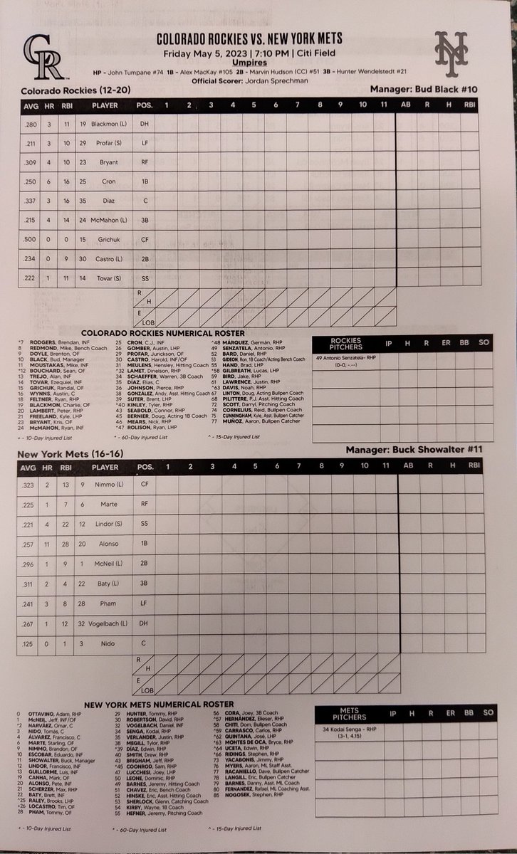 carlostatis's tweet photo. #LineUps para el #Juego de #Hoy de @MLB en el #CitiField 

7:10 PM -- @Rockies 🆚 @Mets

@Enrique_Rojas1 @IvanJoelRamos
@jesuslinares23 @JohnnyTrujillo
@rollingfermin @Astros_Coverage
@MetsFan_DR @RafaelAmado21
@ManuelDiaz_RD @RollingJr
@NeftaliRuiz @LametRHP https://t.co/X4ODFZyenU