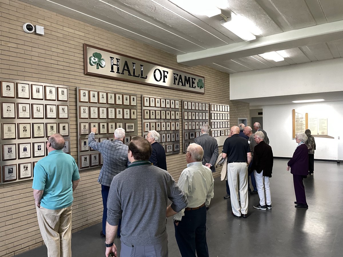 It was great to have members from the class of 1963 back at ⁦<a href="/SaintPatrickHS/">Saint Patrick HS</a>⁩ for their #60threunion #shamrockpride
