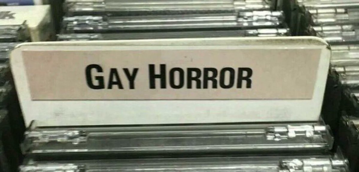 Ah yes, my favorite section at the video store