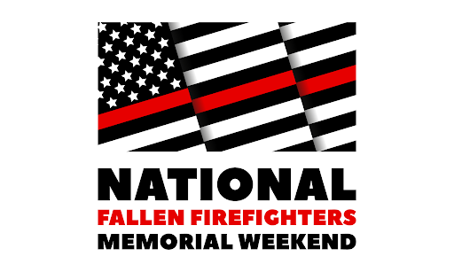 CanfieldCity's tweet photo. This weekend is National Fallen Firefighters Memorial Weekend, honoring firefighters who died in the line of duty in the past year. The event is in Emmitsburg, Maryland. On Sunday, municipal flags will be flown at half-staff from sunrise to sunset. https://t.co/lnnNwhvviz