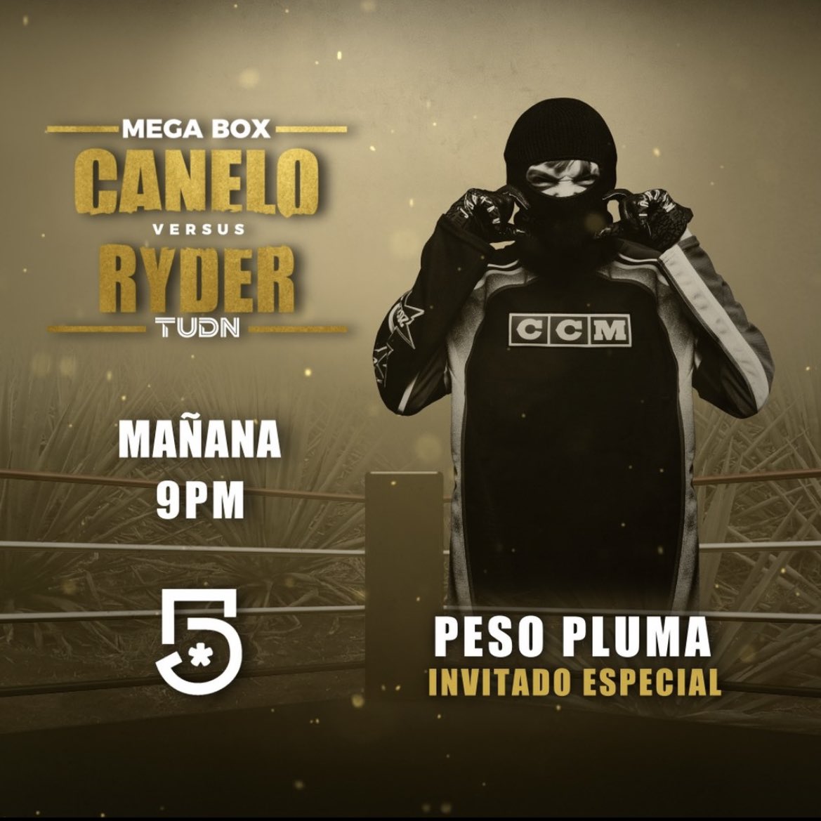 CANELO ÁLVAREZ VS. JOHN RYDER | Peso Pluma comentarista