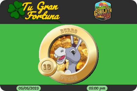 TuGranFortuna's tweet photo. #Tufortuna #TuGranFortuna #Loteria #Animalitos #La_Granjita #LaGranjita
#Resultado: La Granjita 05/05/2023 05:00 PM https://t.co/zLZshX7fug