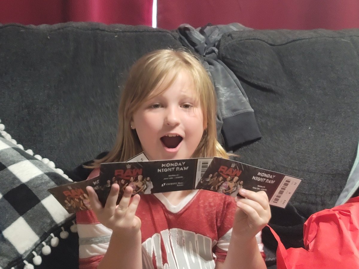 My daughter was <a href="/BeckyLynchWWE/">Rebecca Quin</a> for her school project! Then we surprised her with tickets to #mondaynightraw!! We can't wait to see Becky Lynch in Wichita, KS on June 12th!!
