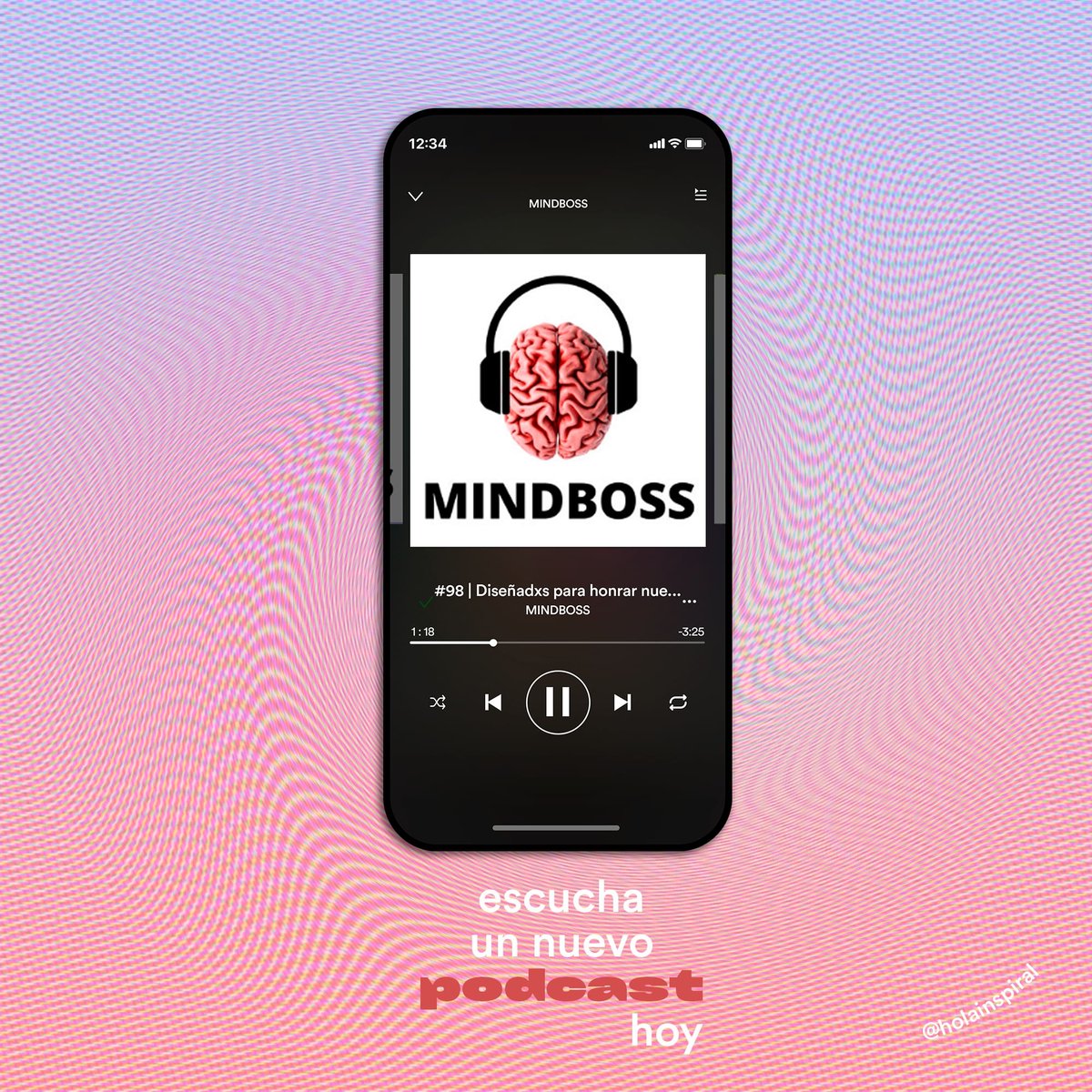 HolaInspiral's tweet photo. ¡Escucha un nuevo podcast hoy!✨

¡Hoy tenemos nueva recomendación de nuestros #podcasts que producimos! Esta semana te recomendamos: #mindboss 🧠. https://t.co/CH84mAdVVK