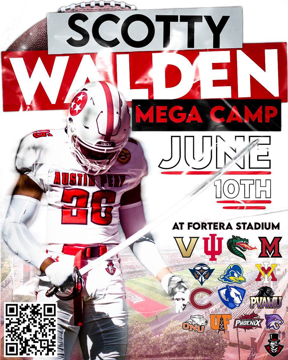CoachParkerTAMK's tweet image. 🚨‼️ CALLING ALL RECRUITS ‼️🚨

Show Up &amp;amp; Show Out All Summer! Come get MORE REPS Evaluated than Anywhere Else!

The 🔴REDFLASH⚡️ and The ⚫️BLACK REIGN⚔️ are Searching for the Best Ballers in the Country! #GoGovs #ChaseTheLion

scottywaldenfootballcamps.com