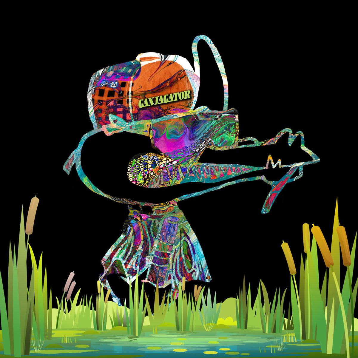 #ganjagators4life #inkagoddesspainting #ganjagators #fanart #art #nft #legendary @buildestroy7  💚