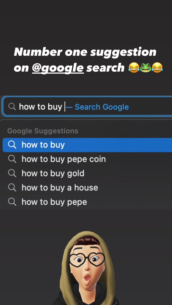rongluzman's tweet photo. Open google and try it yourself 😂 $pepe #pepe // credit: @008_eth https://t.co/x3dkXixSYb