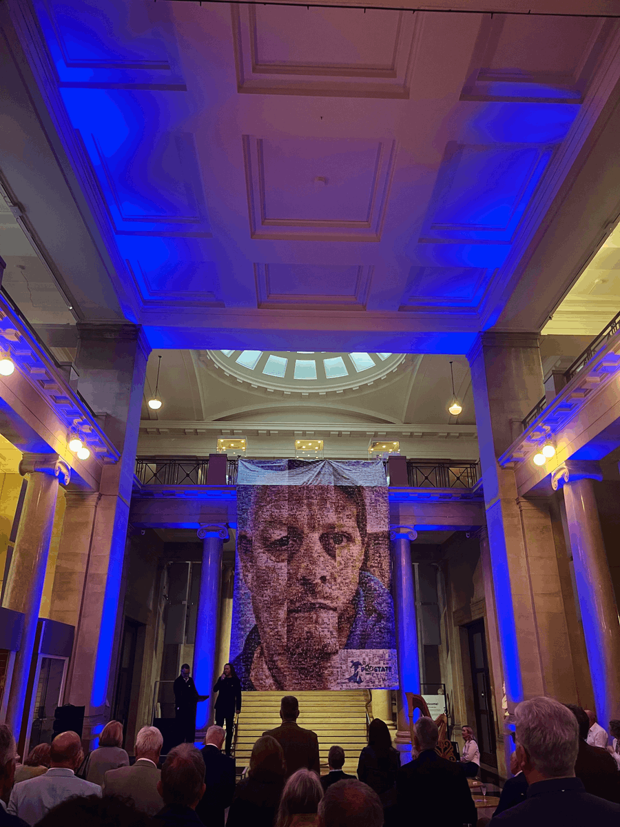 ProstateCymru's tweet photo. PROSTATE CYMRU X @NathanWyburnArt 

The big reveal of our artwork to celebrate Prostate Cymru's 20th birthday!

Prostate cancer affects the whole family, &amp; it's so important to get tested for your fathers, brothers &amp; sons.💙

Thank you Nathan for producing such a fantastic piece! https://t.co/lT24Kb0EpQ