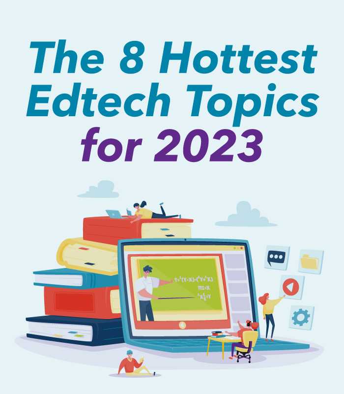 ISTE_ASCD's tweet photo. With all of the trending #edtech topics lately, it can feel overwhelming to try to keep up.

Good thing that we've compiled all of these hot topics on our blog for your convenience! 😉 

➡️ https://t.co/d6GU40EZz8 https://t.co/nBxe8DLhuR