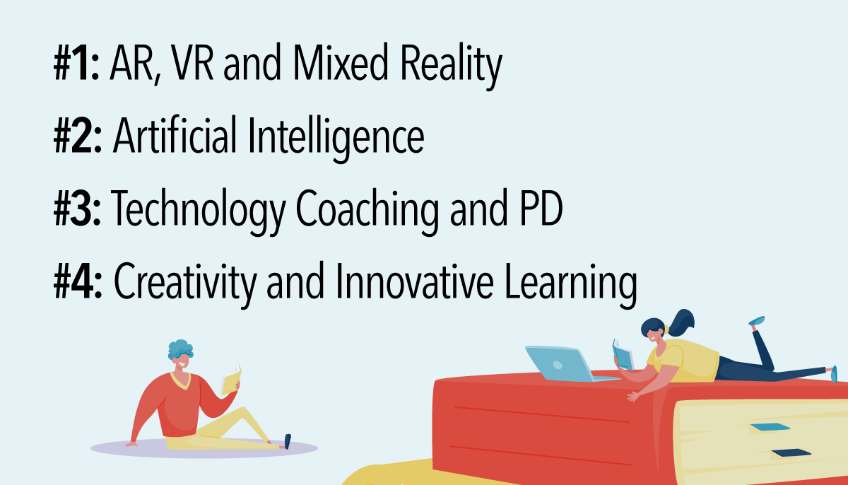 ISTE_ASCD's tweet photo. With all of the trending #edtech topics lately, it can feel overwhelming to try to keep up.

Good thing that we've compiled all of these hot topics on our blog for your convenience! 😉 

➡️ https://t.co/d6GU40EZz8 https://t.co/nBxe8DLhuR