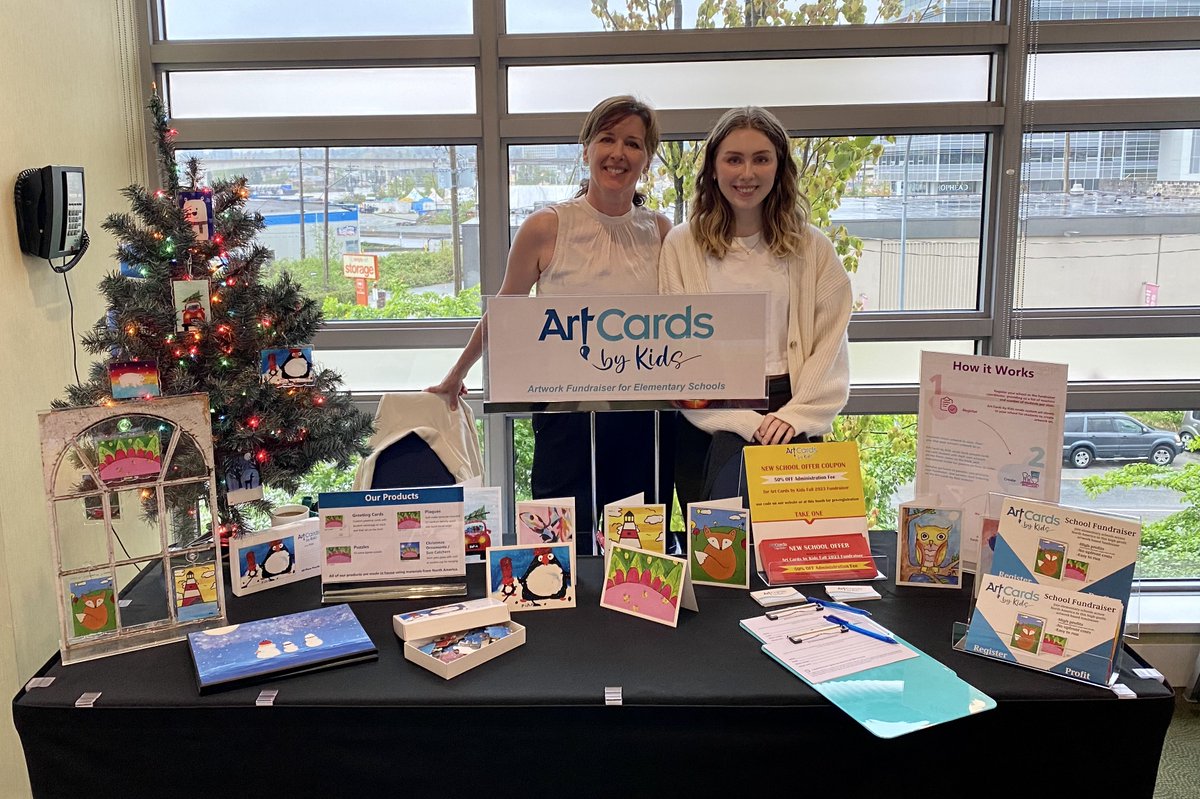 Art Cards by Kids' very own, Marcy and Jada, are at the BCCPAC Conference! They are excited to share their passion for art, creativity, and fundraising initiatives. Come by to learn more about incorporating a fun and interactive fundraiser at your school. Thank you <a href="/BCCPAC/">BCCPAC</a>!
