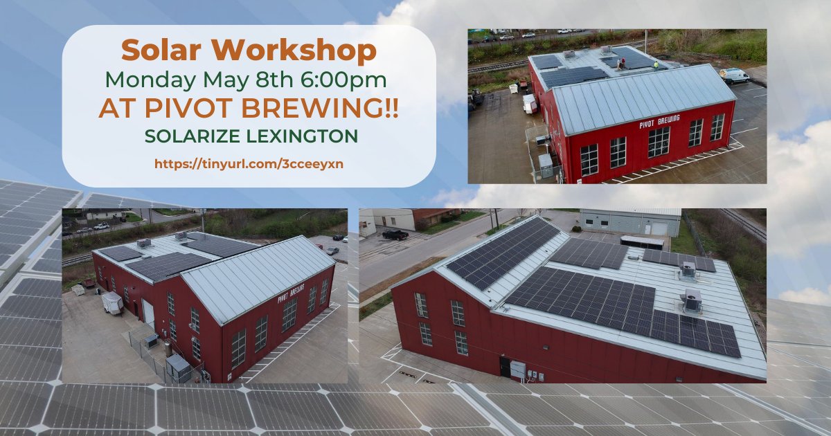 Don't miss this Solarize Lexington event if you're in Lexington and interested in going solar.