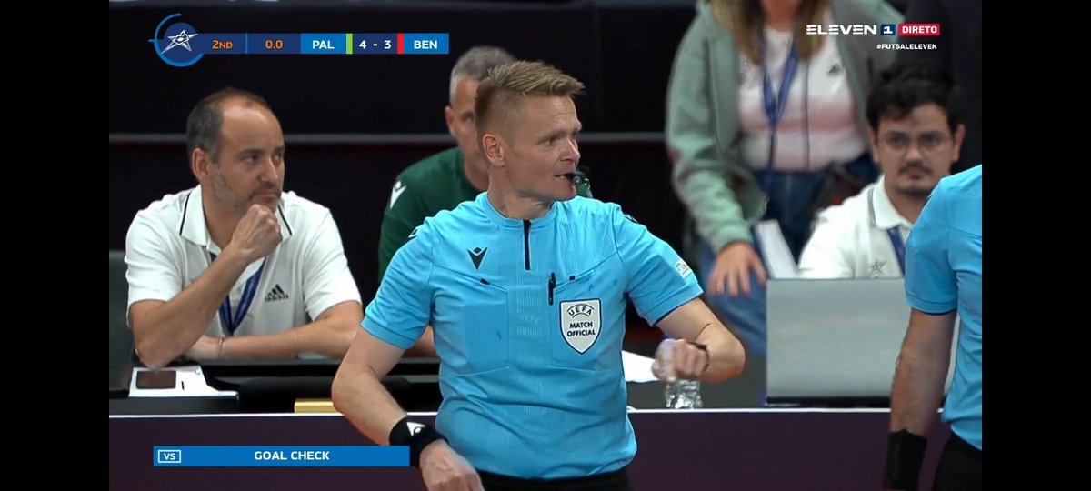 Isto é uma roubalheira, um gajo da mesa dos árbitros a cerrar o punho quando o golo é inválidado
VERGONHOSO!
UEFA VAO PO CRL!