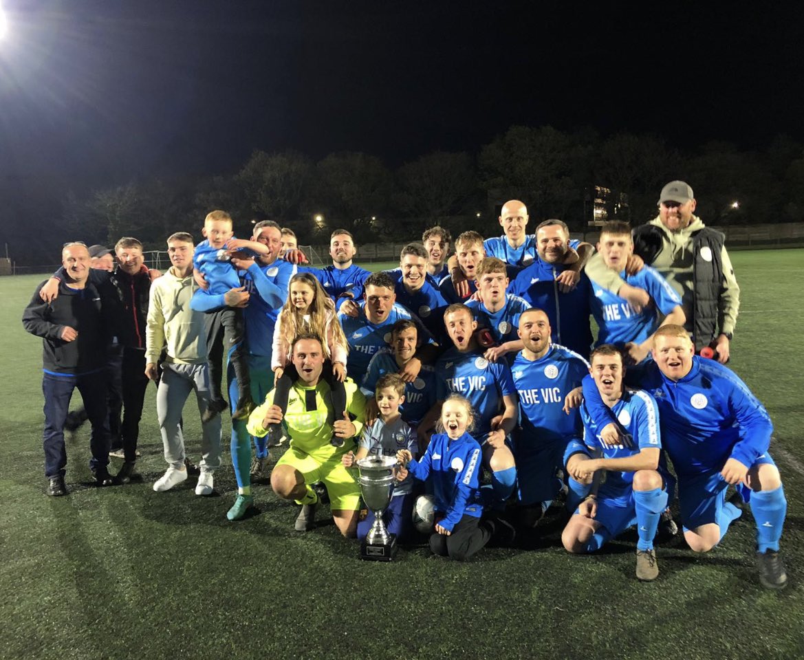BOOM!

1-1  with a <a href="/WillisWhite_/">Willis</a> goal within the 90 mins. 

And a 5-4 win on penalties with <a href="/gavbrown5/">Gav brown</a> scoring the winner!

#PartyTimeTonight
#VickyMoor
#ReturnOfTheMac
#CoundonGateKeeper
#SavBigBillyers
