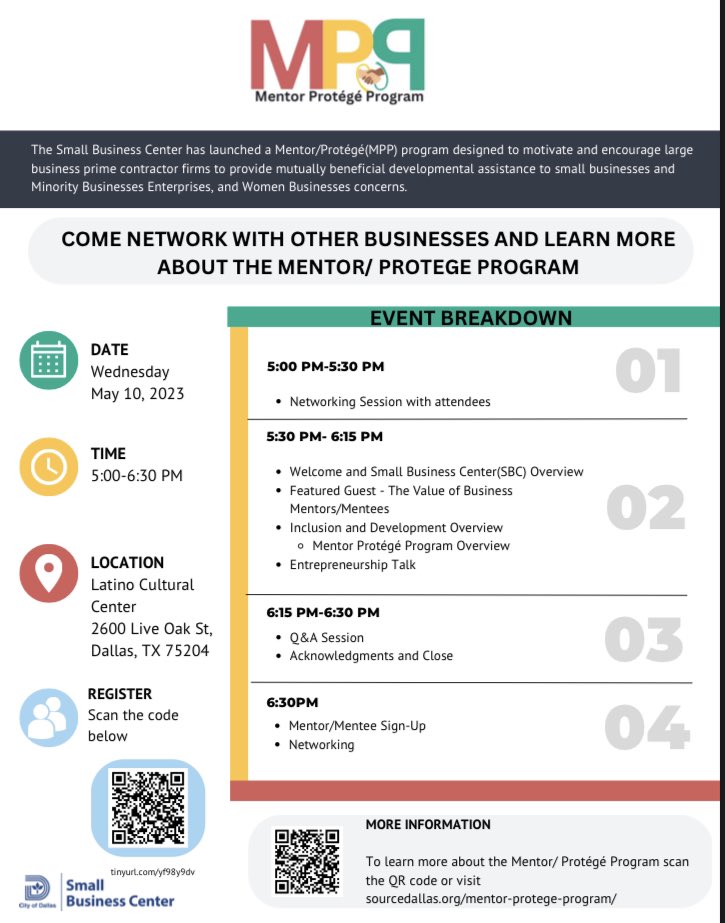 City of Dallas Small Business Center tweet media