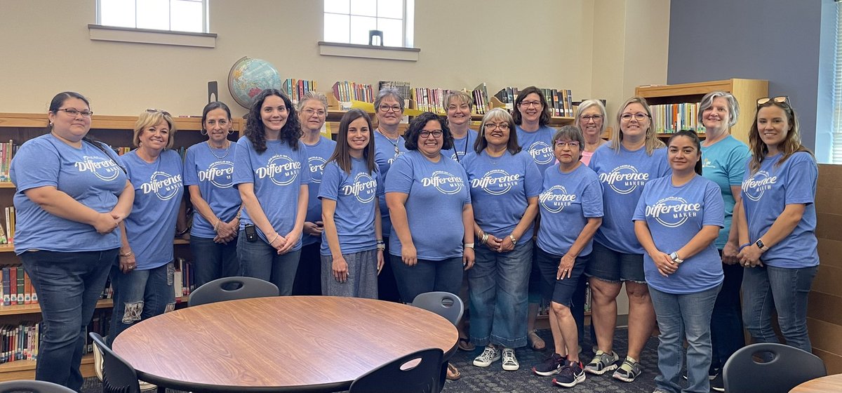 We #celebrateSAISD elementary library #differencemaker staff and how the support their students, staff, and literacy. @SanAngeloISD #elementarylibrary