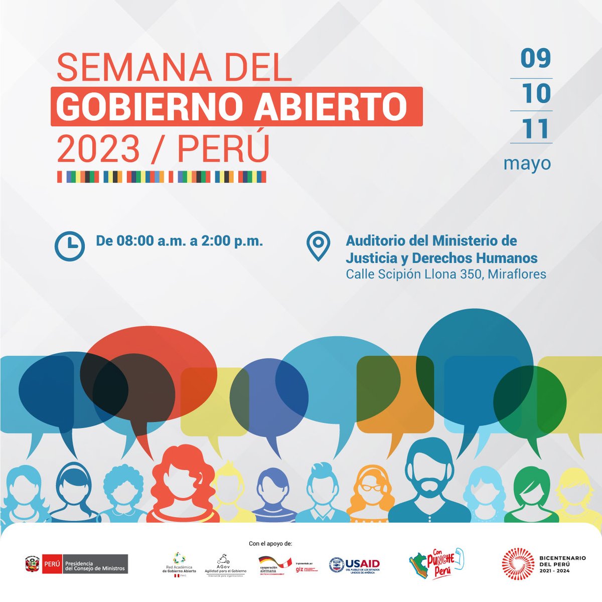 SGP_PCM's tweet photo. 📢¡𝗔𝘁𝗲𝗻𝗰𝗶𝗼́𝗻!
Los cupos para la Semana del Gobierno Abierto se han agotado. ¡Agradecemos a los inscritos por su interés! 
⛔️ Por aforo, el ingreso será permitido solo a quienes se inscribieron. Gracias por su comprensión
#gestiónpública #gobiernoabierto #opengovweek https://t.co/6GnoQo0Bxy