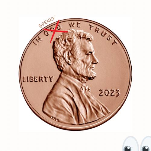 3vo3lv3's tweet photo. @benjix_who @0xUnihax0r We hold for $PENNY and not a #Penny less #MMGA #pennytoken https://t.co/sXZGEN0LBc