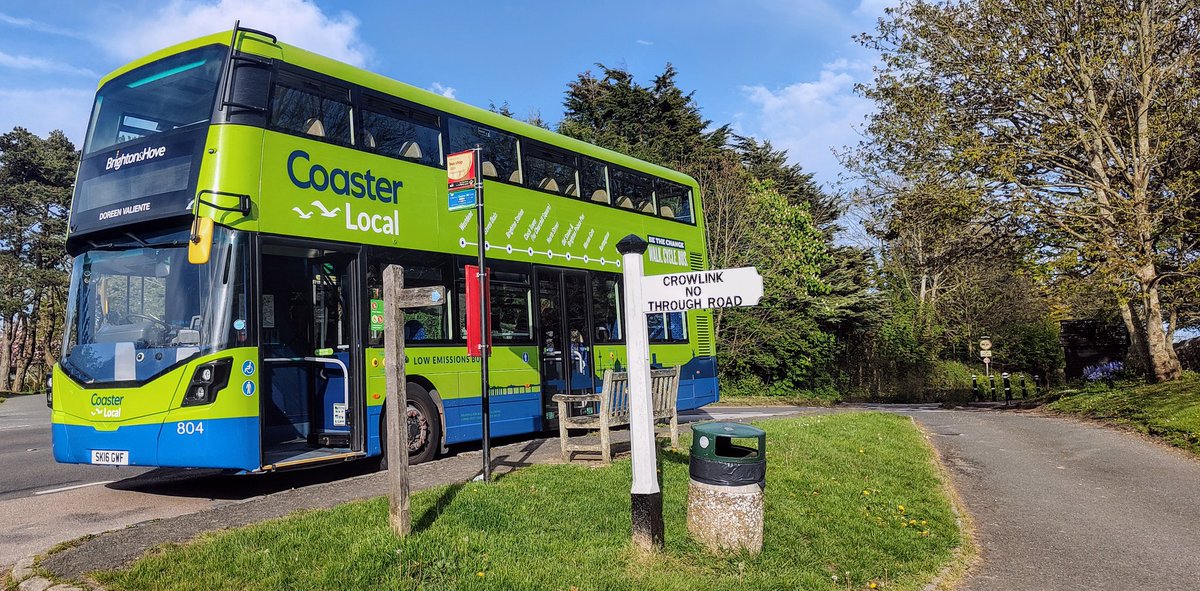 Sun's out, Coaster's out. Perfect weather for a cruise along the coast and the <a href="/SevenSistersCP/">Seven Sisters Country Park</a> with <a href="/BrightonHoveBus/">Brighton & Hove Buses</a>