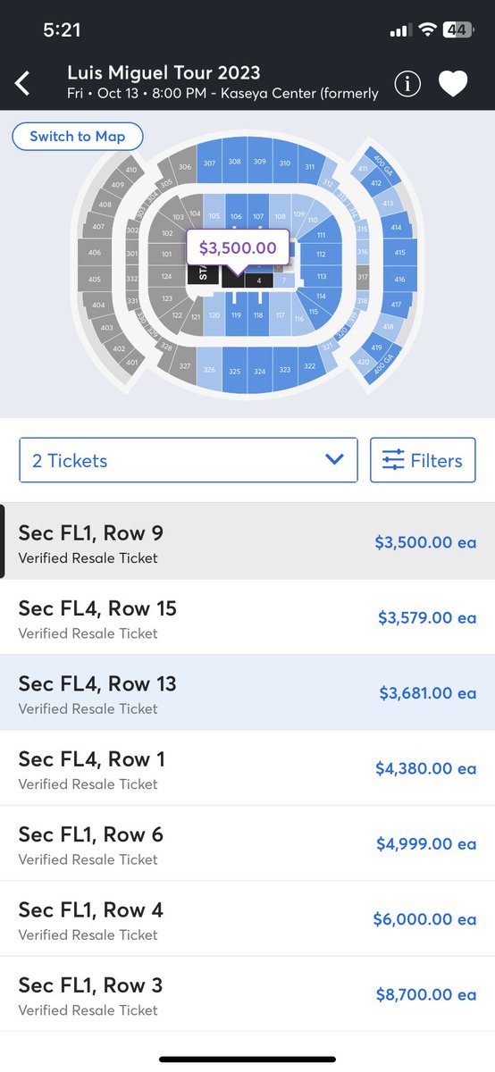 suchiri's tweet photo. La reventa de las entradas a Luis Miguel es una locura 😳 https://t.co/3myohg99jd