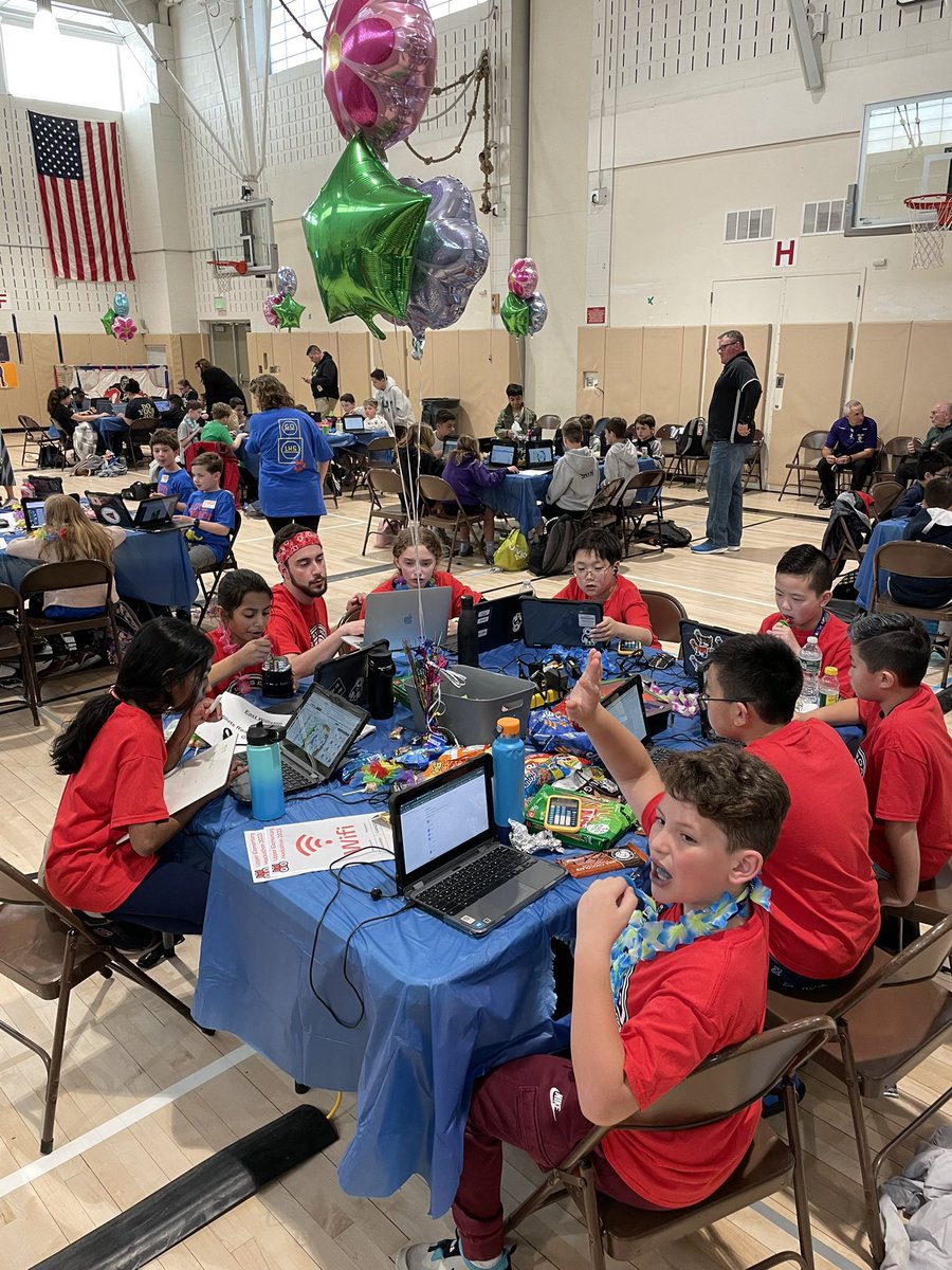 staceymweinberg's tweet photo. Because one wasn’t enough .. today was AWESOME! Let’s go @NorthSideEW Wild Hackers and @WilletsRoadMS Cyber Goats!! Big thanks to our coaches @KimKelleh and @MrKanuika! #ewlearns https://t.co/ZXQXZrDdSa