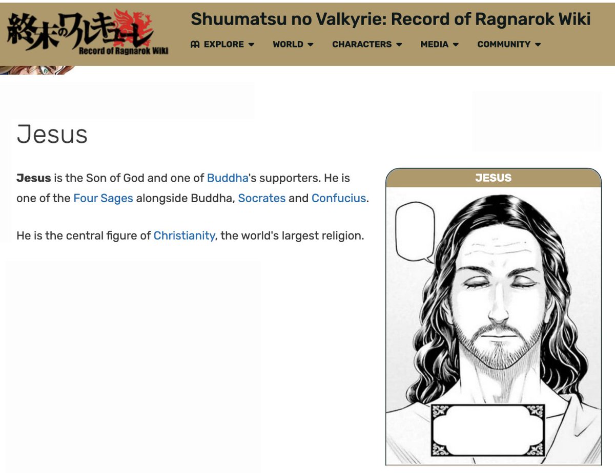 Buddha, Shuumatsu no Valkyrie: Record of Ragnarok Wiki