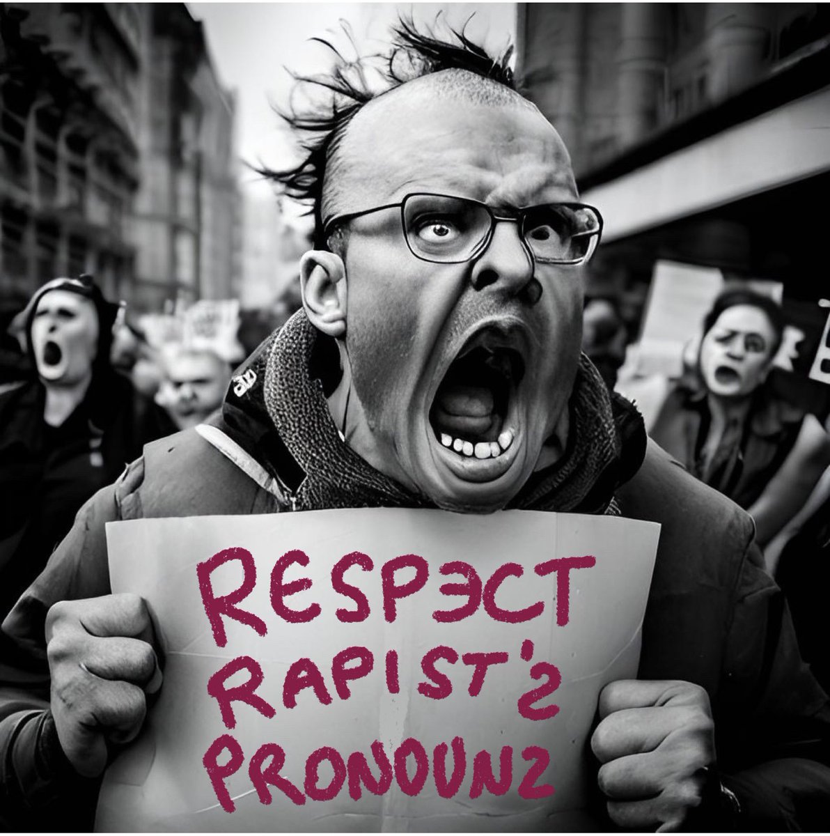 terftribe's tweet photo. Take a good look. This is where we are. Now is the time to take a stand against the Gender Nazis. If not now, when? If not you, who then? #transrapists #gendernazi #gendercritical #nomeninwomensprisons #transwomenareconmen https://t.co/NseD3J9NFH