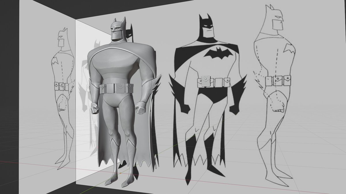 TwoSpline's tweet image. Work in progress with the #Batman model. Have a few more studies I want to do so for those he can be properly posed and animated.

#Blender #b3d