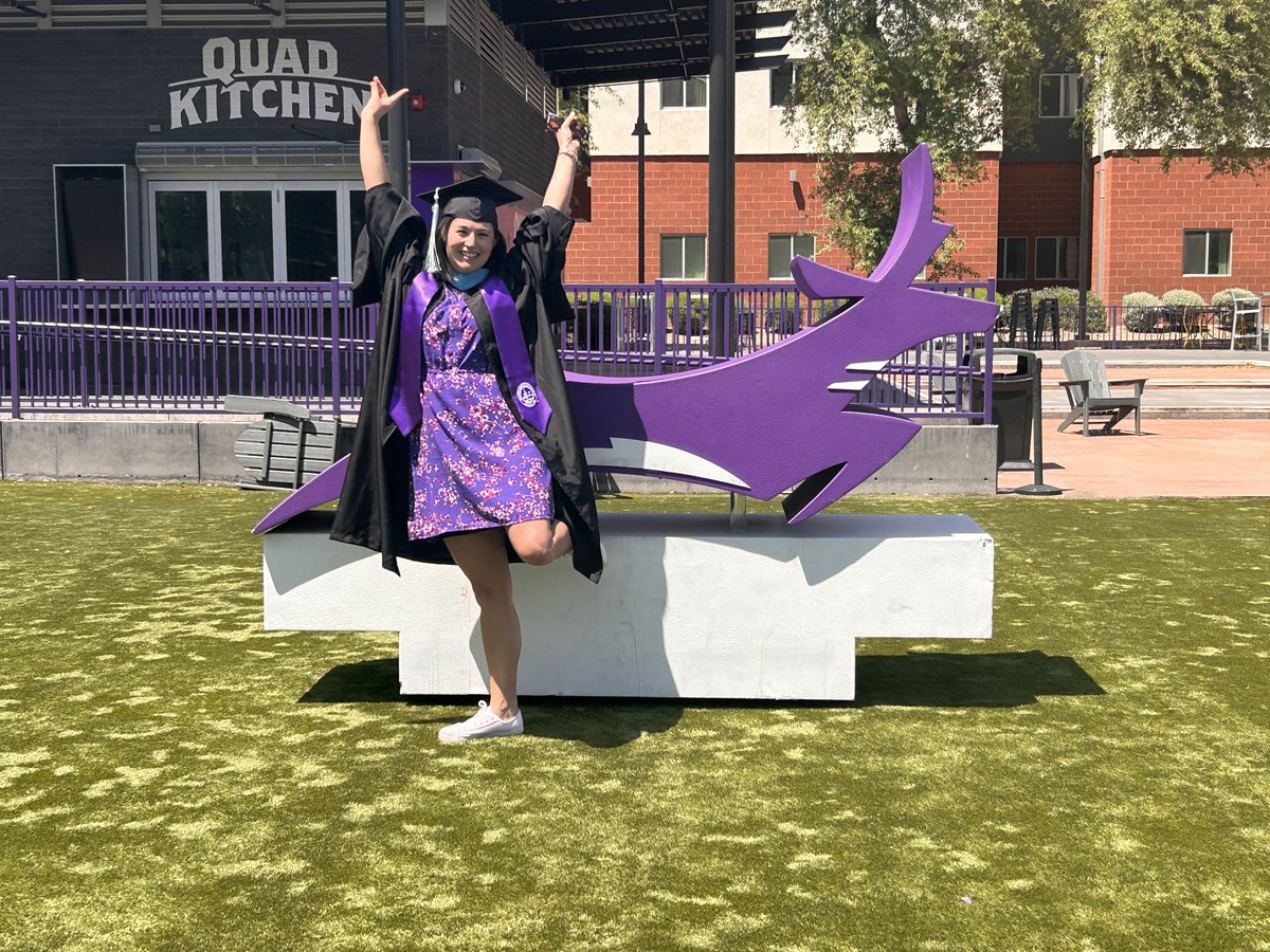 the0dash's tweet photo. Congrats Pork Jelly!!! Masters Degree in the books! #winning #GCU2023 We're so proud of you! https://t.co/7eIX1flDQ9