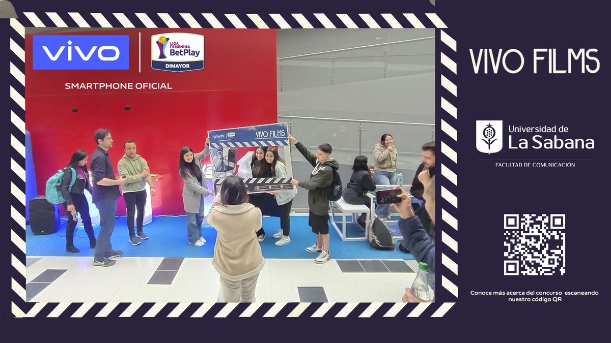 vivo_mobileCO's tweet photo. #vivoFilms estuvo con la facultad de comunicación social @comsabana de la @unisabana en el #FIAfest les dejamos las super fotos ¿Qué esperan para participar estudiantes? 

Toda la info en 👉 https://t.co/oXRGwo8P5u Participa hasta el 9 de junio 👀😏 https://t.co/Ew5m9IyeVZ