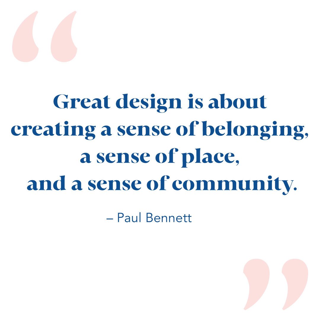 placemakercomm's tweet image. Design shapes community long after completion. We keep future residents in mind, prioritizing a human-first approach to creating resilient, diverse spaces. Through thoughtful design, we foster a sense of belonging, place, and community that lasts. #DesignForCommunity