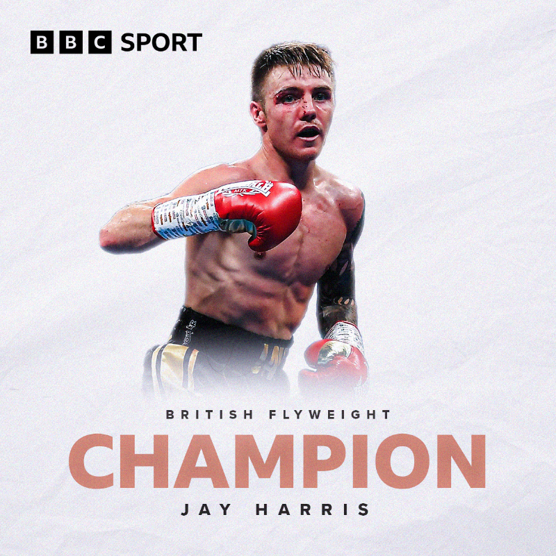 The NEW British flyweight champion! 🤩

<a href="/jayharris19/">Jay Harris</a> beats Tommy Frank in the 10th round of their British title fight in Rotherham 🥊

#BBCBoxing