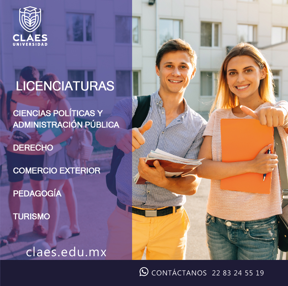 ¡Inscríbete hoy y comienza tu camino hacia una carrera exitosa! claes.edu.mx #SoyClaes #ConstruyendoTuFuturo #EducaciónEnLínea #Licenciaturas