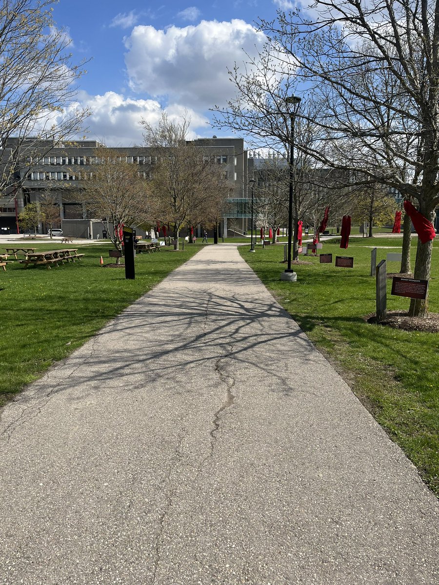 Ms. Alexis David (@acd0815) on Twitter photo On our walk back to the bus we took a moment to acknowledge the missing and indigenous women of Canada. Thankyou <a href="/UWaterloo/">University of Waterloo</a> for this beautiful tribute and for raising awareness. On our walk back to the bus we took a moment to acknowledge the missing and indigenous women of Canada. Thankyou <a href="/UWaterloo/">University of Waterloo</a> for this beautiful tribute and for raising awareness.