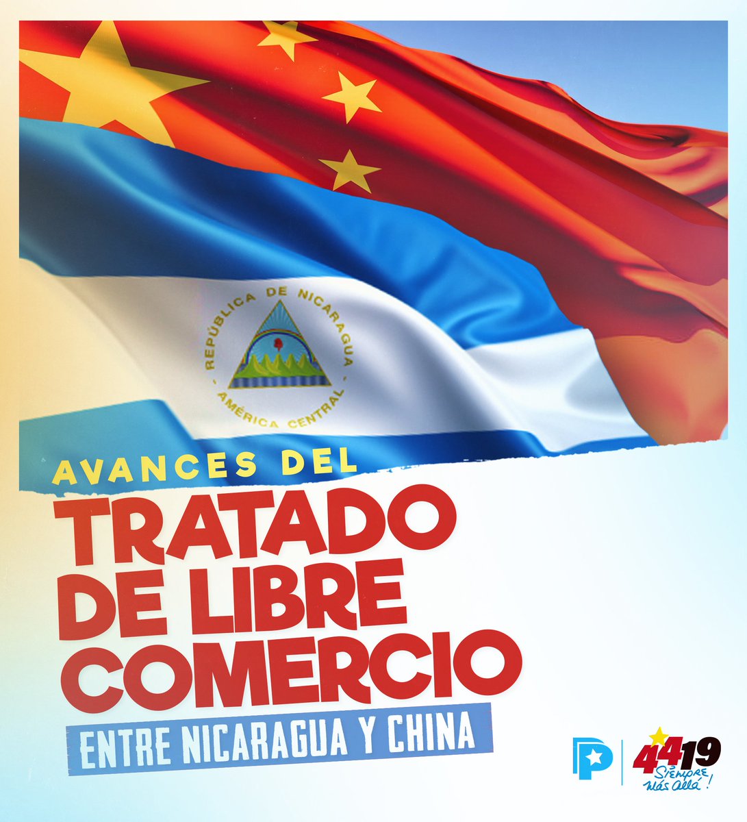 #Avance| El Tratado de Libre Comercio entre #China 🇨🇳 y #Nicaragua 🇳🇮 abre una gran oportunidad para que el pueblo nicaragüense, productores y agentes económicos, tengan acceso a un mercado de más de 1,400 millones de consumidores, especialmente en el rubro del alimento. ✊🏻