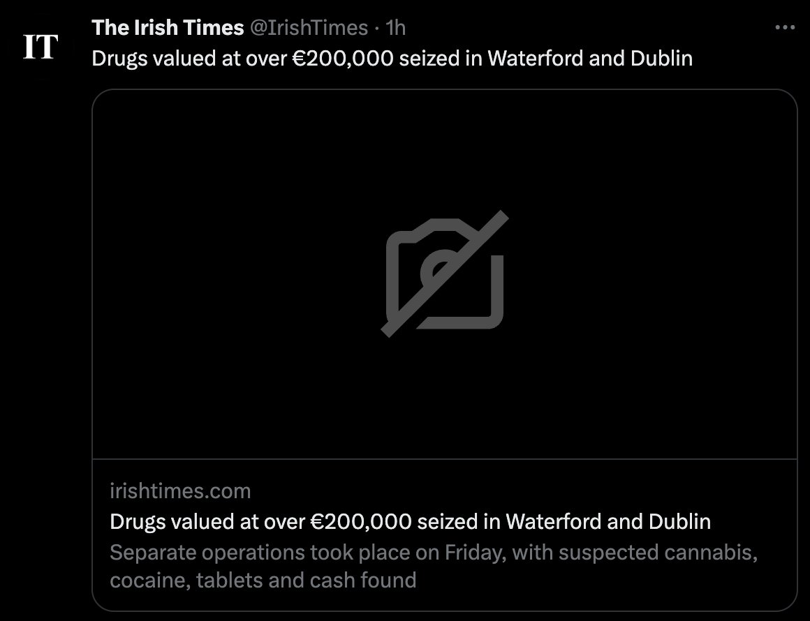 You know how the Irish Times never, in a million years, not even a blue fit, puts Waterford in an ordered list ahead of Dublin, if at all included? It takes a lifetime of being irked to notice but it's always there. 🙄