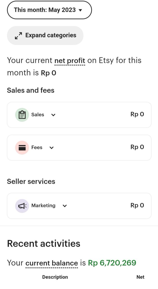 dwisdr's tweet photo. @Etsy Please @Etsy give me the exact reason why my store account is temporarily suspended all the product items I'm selling are craft or vintage supplies and not prohibited items as sold by other sellers around the world then what about my sales results of Rp. 6,720,000 https://t.co/k54F2NW5IU