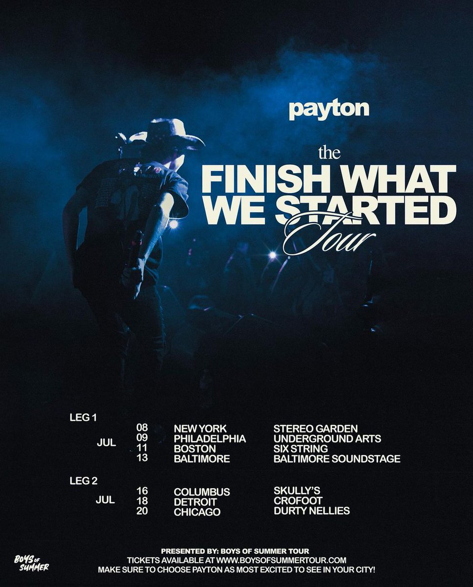 THE FINISH WHAT WE STARTED TOUR