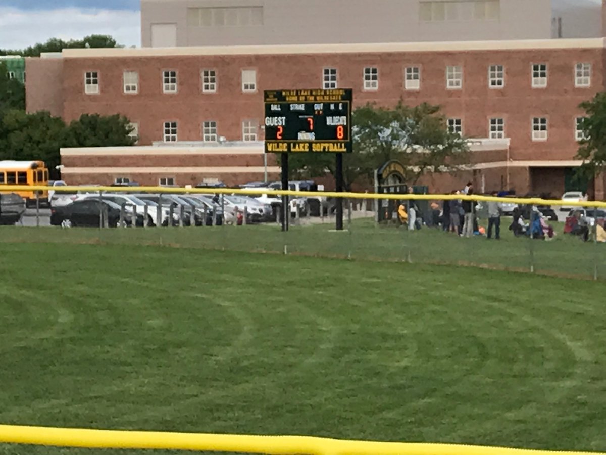 nice to catch the end of a Cats win. missed too many games this year because of work. 😓

#LakePride
<a href="/hcpss_wlhs/">Wilde Lake HS</a> 
<a href="/WildecatSB/">Wilde Lake Softball</a>